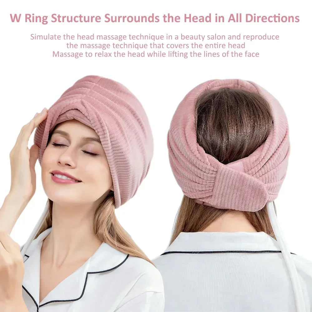 Electric Air Pressure Head Massager - Migraine, Headache, and Stress Relief - Improve Sleep - Can Be Used for Other Body Parts: Arms, Legs, Feet